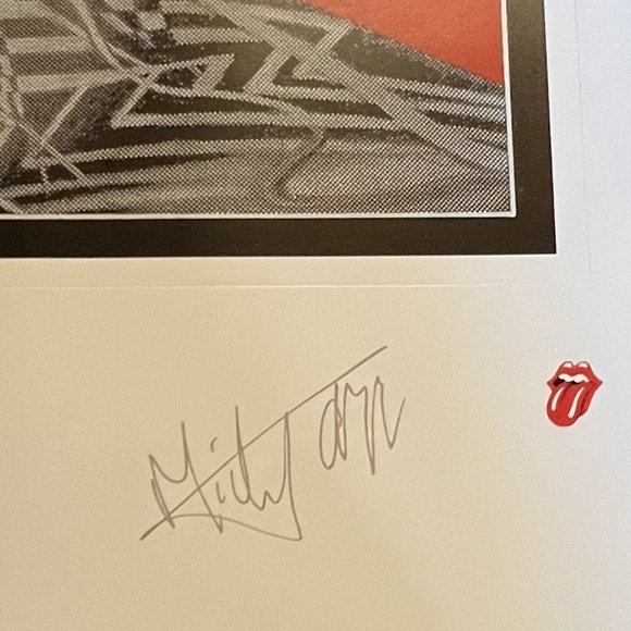 VG/NM Rolling Stones Tattoo You Cover Art Lithograph 1998 Peter Corriston, 35x22 - Picture 11 of 14